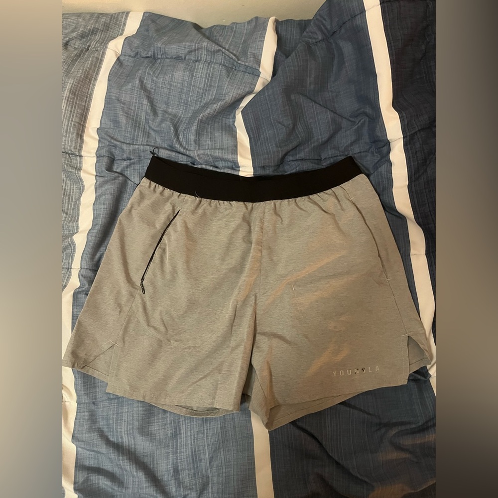 YOUNGLA SHORTS GREY 5”